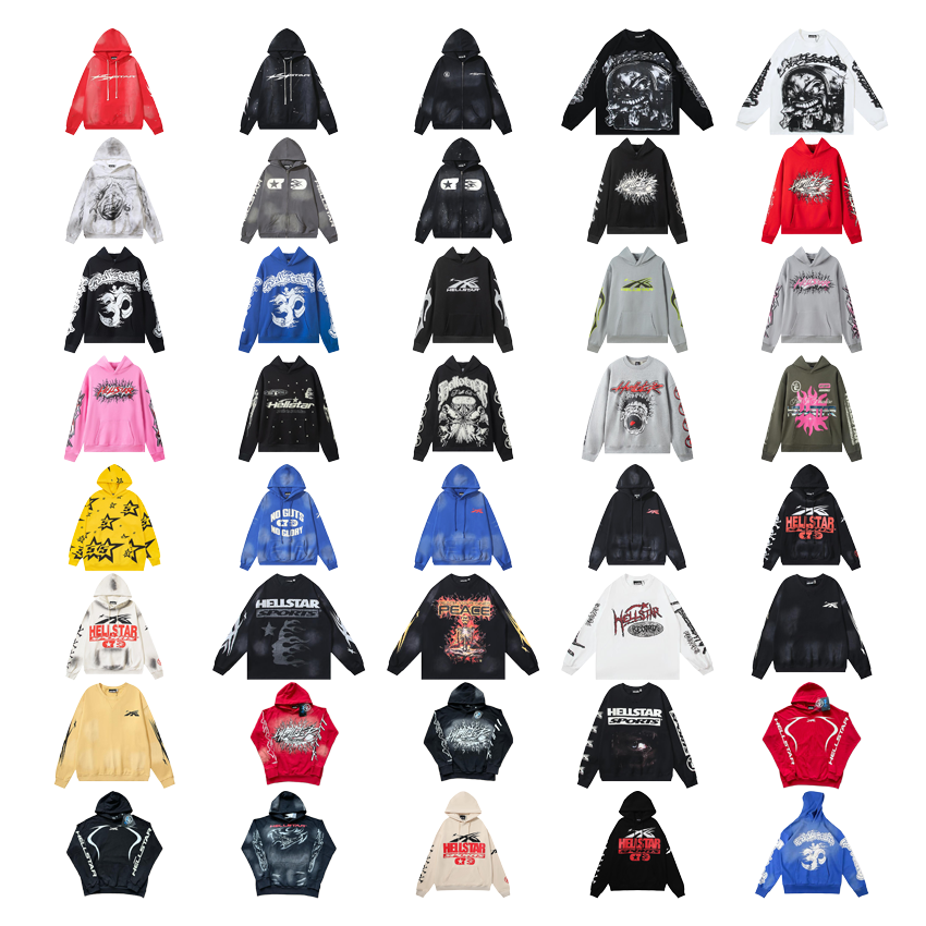 Hellstar Spder hooded sweatshirt  