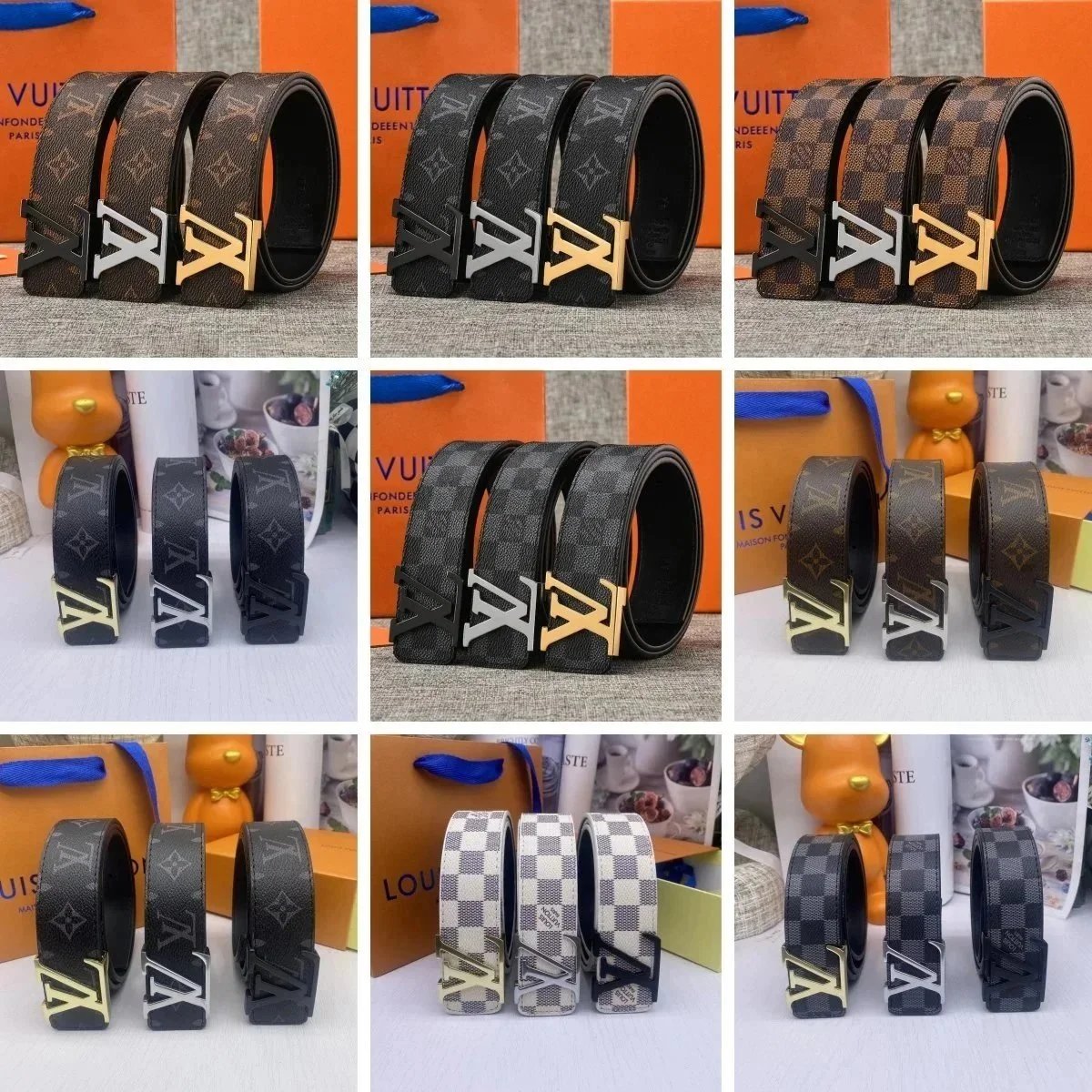 Louis Vuitton Fashionable belts  