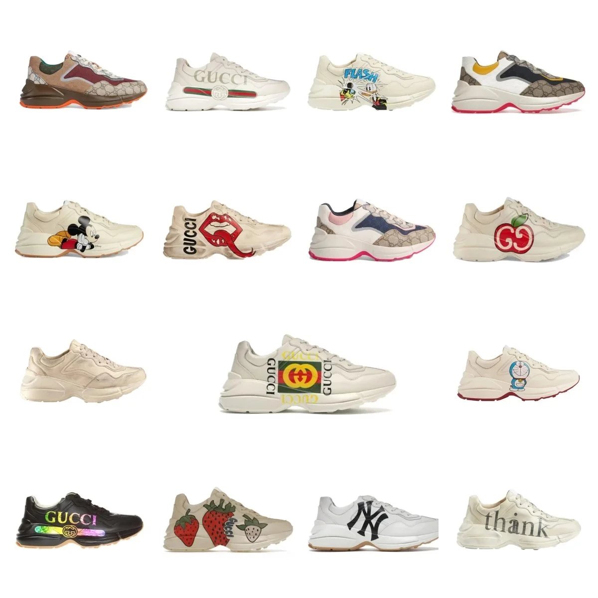 Gucci Rhyton Leather Sneaker 'Vintage Logo'  