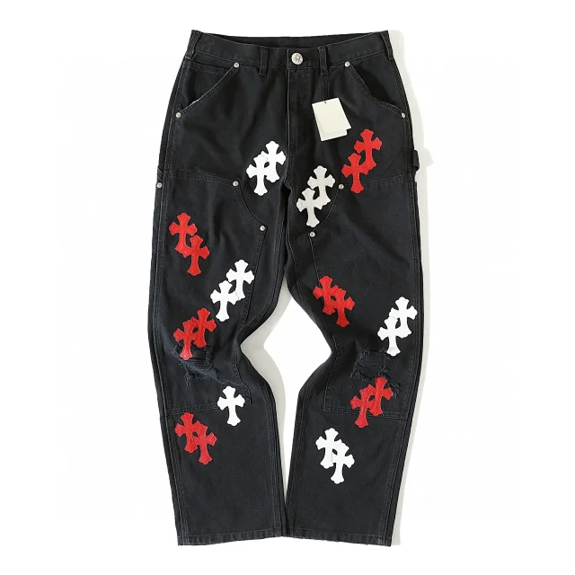 Chrome Hearts Tokyo Levi's Cross Patch Jeans  