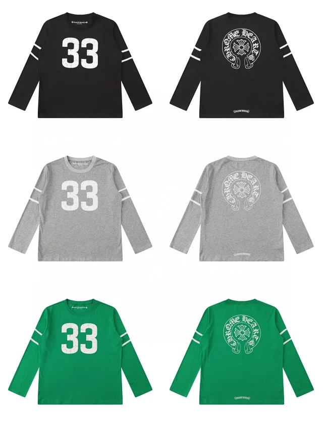 CHROME HEARTS 33 HORSESHOE PLUS LONG SLEEVE TEE  