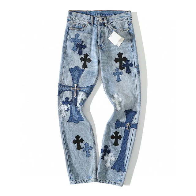 Chrome Hearts Matty Boy Sex Records Multi Cross Jeans  