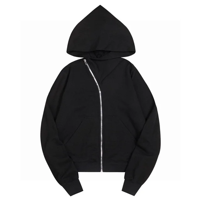 Rick Owens DRKSHDW Men's Mountain Hoodie in Black  
