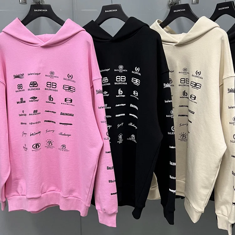 Balenciaga Classic Logo Hoodie  