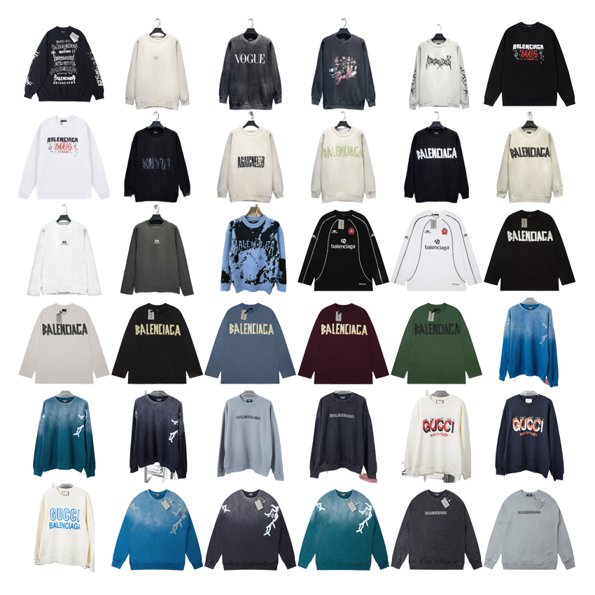  BALANClGA Crewneck Sweatshirt Collection  