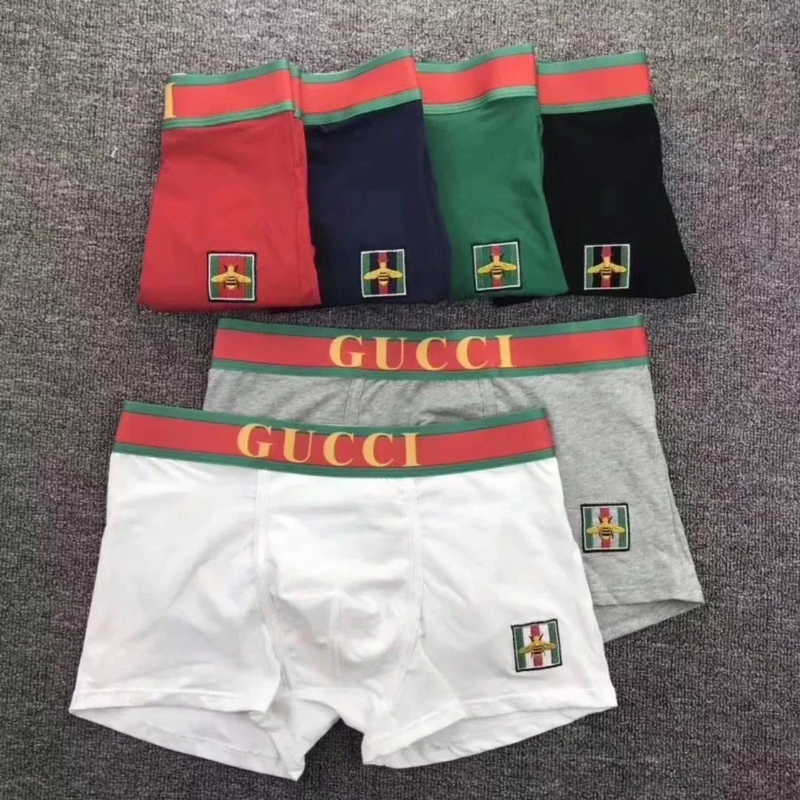 GUCCI Men's Underwear 3-Pack - Premium Cotton Briefs  