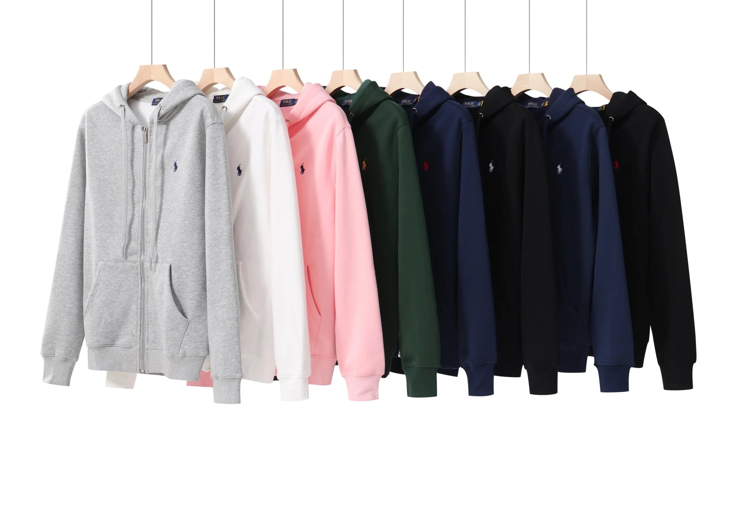 Polo Zippered  Hoodie  