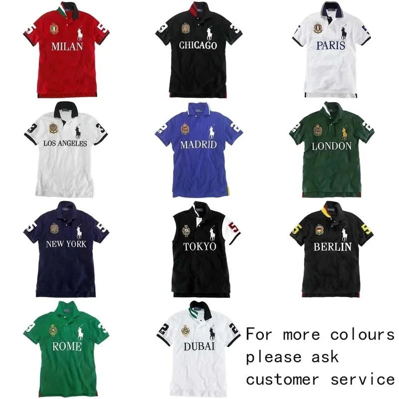 Camisas Polo Ralph Lauren Personalizadas da Copa do Mundo Vintage Big Pony Polo - Chief Keef Polo  